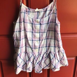 Peplum tank